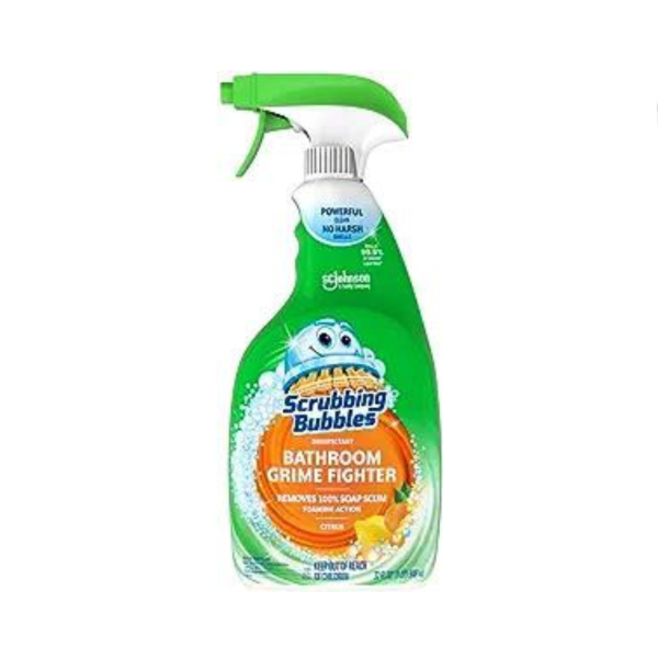 Get 2 Bottles Of Scrubbing Bubbles Disinfectant Bathroom Grime Fighter Spray on Sale