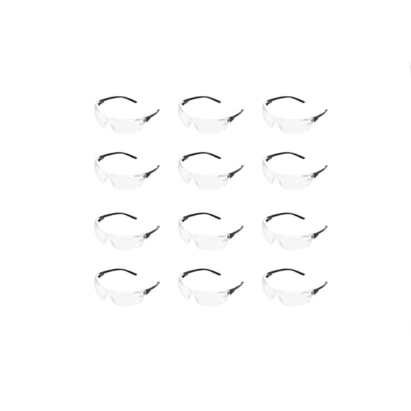 12-Pack AmazonCommercial Double Lens Safety Glasses For Discount