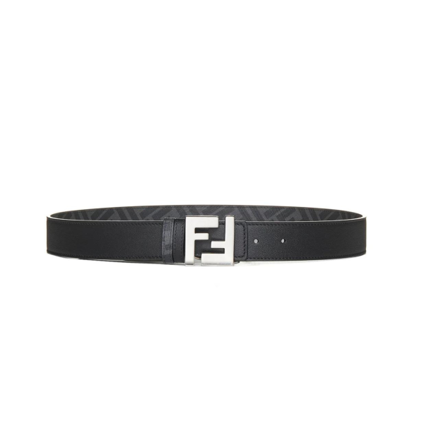 Fendi Logo Plaque Reversible Belt (MEN) Sale