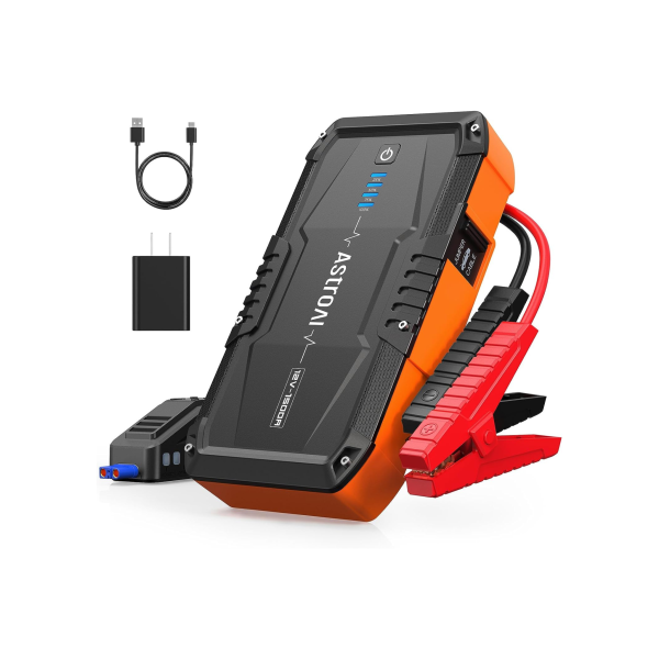 Portable Car Battery Charger with Wall Charger Online now