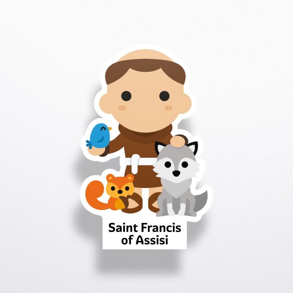 Saint Francis of Assisi Sticker Discount