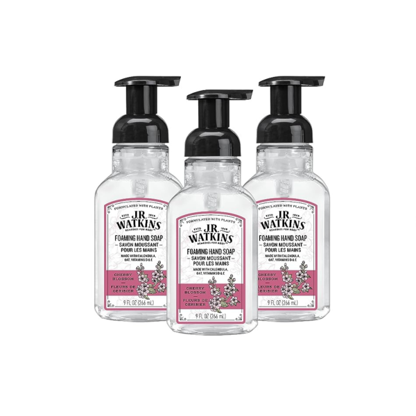 3-Pack of J.R. Watkins Foaming Hand Soap Pump [9 fl oz] For Sale