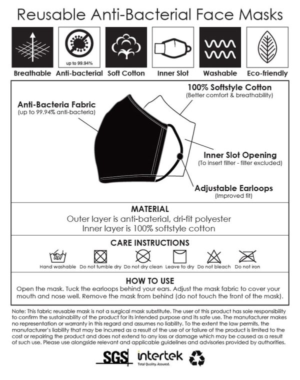 Merlion Reusable Mask (Kids Size) For Cheap - Image 3