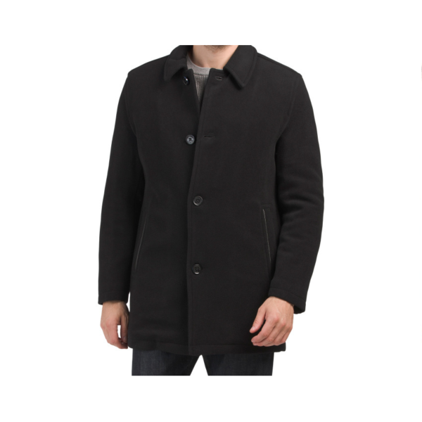Cole Haan Wool Blend Classic Fit Plush Car Coat For Discount