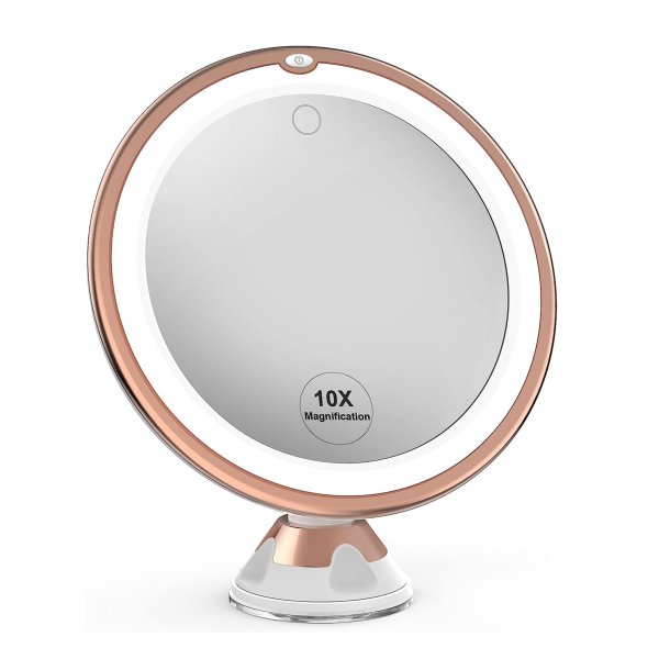 Upgraded 10x Magnifying Lighted Makeup Mirror with Touch Control Discount
