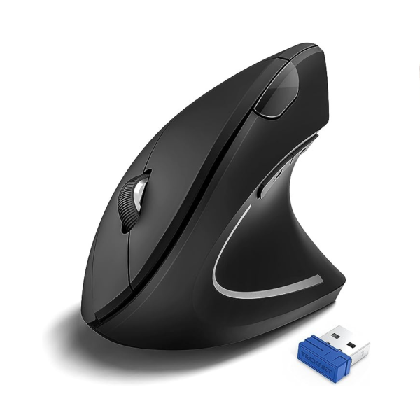 TECKNET Wireless Ergonomic Vertical Mouse with 6 Buttons Online Hot Sale