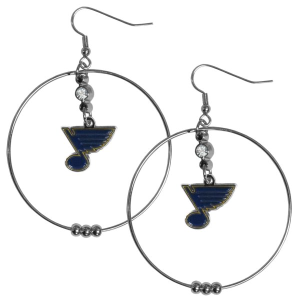 St. Louis Blues® 2 Inch Hoop Earrings Online