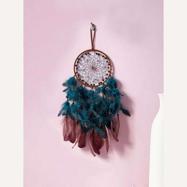 Dream Catcher Vintage Wind Chime Handmade Feather Bedroom Curtain Car Hanging Ornaments Birthday Christmas Gift Home Decorations Fashion - Image 3